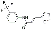 3-(2-FURYL)-N-[3-(TRIFLUOROMETHYL)PHENYL]ACRYLAMIDE Struktur