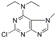 2-CHLORO-6-DIETHYLAMINO-7-METHYLPURINE Struktur