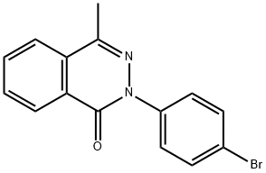 2-(4-BROMOPHENYL)-4-METHYL-1(2H)-PHTHALAZINONE Struktur