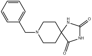 8-芐基-2,4-二氧代-1,3,8-三氮雜螺[4,5]癸烷 結(jié)構(gòu)式