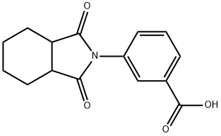 3-(1,3-DIOXO-OCTAHYDRO-ISOINDOL-2-YL)-BENZOIC ACID Struktur