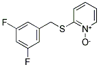 2-[(3,5-DIFLUOROBENZYL)THIO]PYRIDINIUM-1-OLATE Struktur