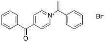 PHENYL[1-(1-PHENYLVINYL)PYRIDINIUM-4-YL]METHANONE BROMIDE Struktur