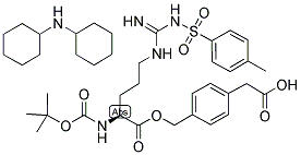 BOC-L-ARG(TOS)-O-CH2-PHI-CH2-COOH DCHA Struktur