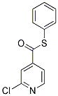 PHENYL 2-CHLOROPYRIDINE-4-CARBOTHIOATE Struktur