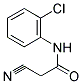 N-(2-CHLORO-PHENYL)-2-CYANO-ACETAMIDE Struktur