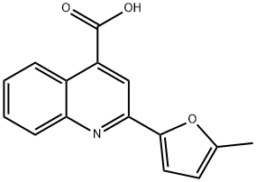 2-(5-METHYL-FURAN-2-YL)-QUINOLINE-4-CARBOXYLIC ACID Struktur