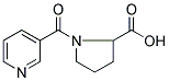 1-(PYRIDIN-3-YLCARBONYL)PROLINE Struktur