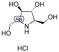 2,5-ANHYDRO-2,5-IMINO-D-MANNITOL, HYDROCHLORIDE Struktur