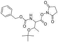 2,5-DIOXOTETRAHYDRO-1H-PYRROL-1-YL 2-([(BENZYLOXY)CARBONYL]AMINO)-3-(TERT-BUTOXY)BUTANOATE Struktur