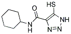 N-CYCLOHEXYL-5-MERCAPTO-1H-1,2,3-TRIAZOLE-4-CARBOXAMIDE Struktur