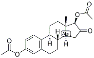 1,3,5(10)-ESTRATRIEN-3,17-BETA-DIOL-16-ONE DIACETATE Struktur