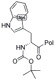 BOC-D-TRP-PAM RESIN Struktur