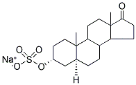 5-ALPHA-ANDROSTAN-3-ALPHA-OL-17-ONE SULPHATE, SODIUM SALT Struktur