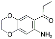 1-(7-AMINO-2,3-DIHYDRO-BENZO[1,4]DIOXIN-6-YL)-PROPAN-1-ONE Struktur