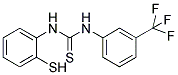 N-(2-THIOPHENYL)-N'-[3-(TRIFLUOROMETHYL)PHENYL]THIOUREA Struktur