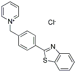 1-[4-(1,3-BENZOTHIAZOL-2-YL)BENZYL]PYRIDINIUM CHLORIDE Struktur