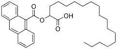 2-(9-ANTHROYLOXY)STEARIC ACID Struktur