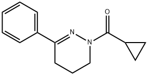 CYCLOPROPYL[3-PHENYL-5,6-DIHYDRO-1(4H)-PYRIDAZINYL]METHANONE Struktur