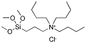 N-TRIMETHOXYSILYLPROPYL-N,N,N-TRI-N-BUTYLAMMONIUM CHLORIDE Struktur