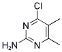 4-CHLORO-5,6-DIMETHYL-PYRIMIDIN-2-YLAMINE Struktur