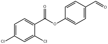 4-FORMYLPHENYL 2,4-DICHLOROBENZOATE Struktur