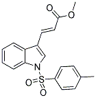 METHYL 3-(1-[(4-METHYLPHENYL)SULFONYL]-1H-INDOL-3-YL)ACRYLATE Struktur