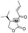 N-CROTONYL-(4R)-ISOPROPYL 2-OXAZOLIDINONE Struktur