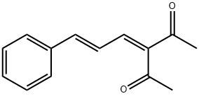 3-(3-PHENYL-2-PROPENYLIDENE)-2,4-PENTANEDIONE Struktur