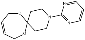 3-(2-PYRIMIDINYL)-7,12-DIOXA-3-AZASPIRO[5.6]DODEC-9-ENE Struktur