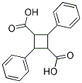 2,4-DIPHENYL-CYCLOBUTANE-1,3-DICARBOXYLIC ACID Struktur