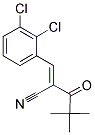 3-(2,3-DICHLOROPHENYL)-2-(2,2-DIMETHYLPROPANOYL)PROP-2-ENENITRILE Struktur