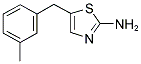 5-(3-METHYLBENZYL)-1,3-THIAZOL-2-AMINE Struktur