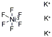 POTASSIUM HEXAFLUORONICKELATE (III) Struktur