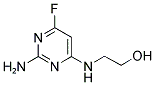 2-AMINO-4-(2'-HYDROXY-ETHYLAMINO)-6-FLUOROPYRIMIDINE Struktur