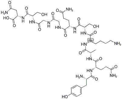 TYR-GLN-ALA-LYS-SER-GLN-GLY-GLY-SER-ASN Struktur