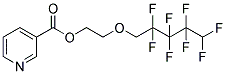 2-[(2,2,3,3,4,4,5,5-OCTAFLUOROPENTYL)OXY]ETHYL NICOTINATE Struktur