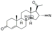 4-PREGNEN-16ALPHA-CYANO-3,20-DIONE Struktur