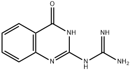 N-(4-OXO-3,4-DIHYDRO-QUINAZOLIN-2-YL)-GUANIDINE Struktur