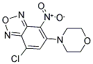 7-CHLORO-5-MORPHOLIN-4-YL-4-NITRO-BENZO[1,2,5]OXADIAZOLE Struktur