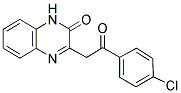 3-[2-(4-CHLOROPHENYL)-2-OXOETHYL]QUINOXALIN-2(1H)-ONE Struktur