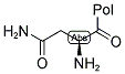 L-ASPARAGINE-2-CHLOROTRITYL RESIN Struktur