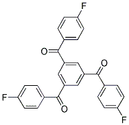 [3,5-BIS(4-FLUOROBENZOYL)PHENYL](4-FLUOROPHENYL)METHANONE Struktur