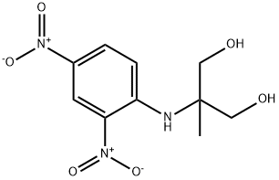 2-[(2,4-DINITROPHENYL)AMINO]-2-METHYLPROPANE-1,3-DIOL Struktur