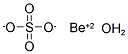 BERYLLIUM (II) SULFATE, HYDROUS Struktur