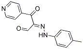 2-[2-(4-METHYLPHENYL)HYDRAZONO]-3-OXO-3-(4-PYRIDINYL)PROPANAL Struktur