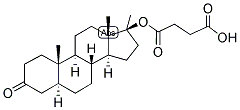 5-ALPHA-ANDROSTAN-17-ALPHA-METHYL-17-BETA-OL-3-ONE HEMISUCCINATE Struktur