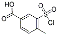 3-CHLOROSULFONYL-4-METHYL-BENZOIC ACID Struktur