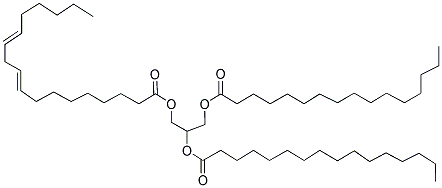 1,2-PALMITIN-3-LINOELAIDIN Struktur