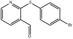 2-[(4-BROMOPHENYL)SULFANYL]NICOTINALDEHYDE Struktur